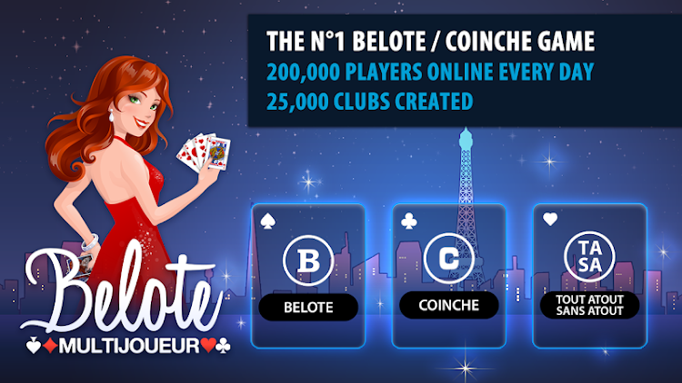 #6. Belote & Coinche Multiplayer (Android) By: IsCool Entertainment