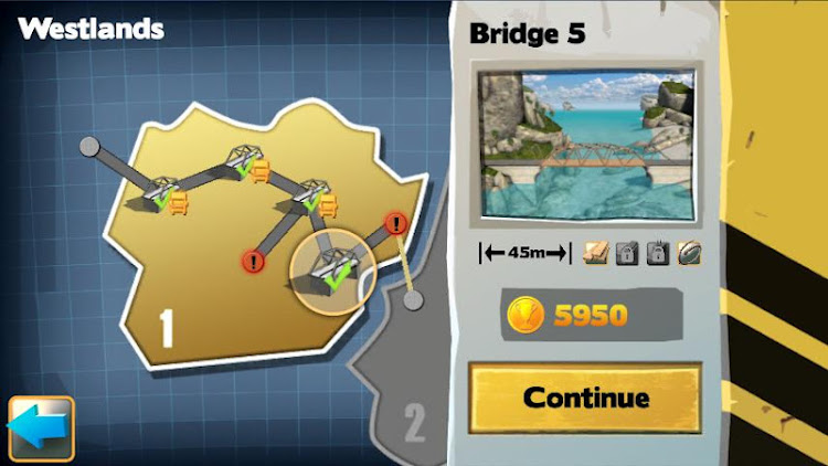 #4. Bridge Constructor Demo (Android) By: ClockStone STUDIO