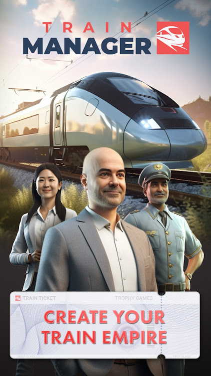 #8. Train Manager - 2024 (Android) By: Xombat Development - Airline manager games