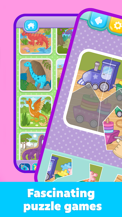 #4. Puzzle games for kids 2-5 year (Android) By: Bimi Boo Kids Learning Games for Toddlers FZ-LLC