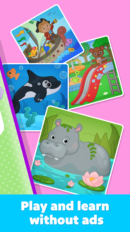 #7. Puzzle games for kids 2-5 year (Android) By: Bimi Boo Kids Learning Games for Toddlers FZ-LLC