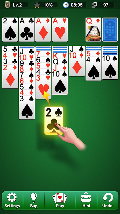 #6. Classic Solitaire (Android) By: Big Cake Apps