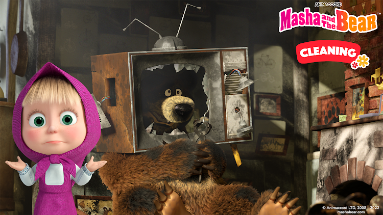 #8. Masha and the Bear: Cleaning (Android) By: DTC Lab