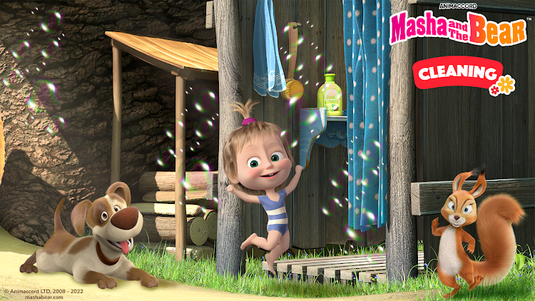 #9. Masha and the Bear: Cleaning (Android) By: DTC Lab