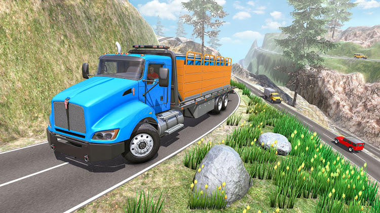 #2. Cargo Truck Simulator Truck 3D (Android) By: Crea8iv Games