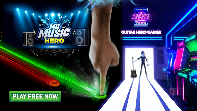 #8. Guitar Hero Mobile: Music Game (Android) By: MusicHeroGames