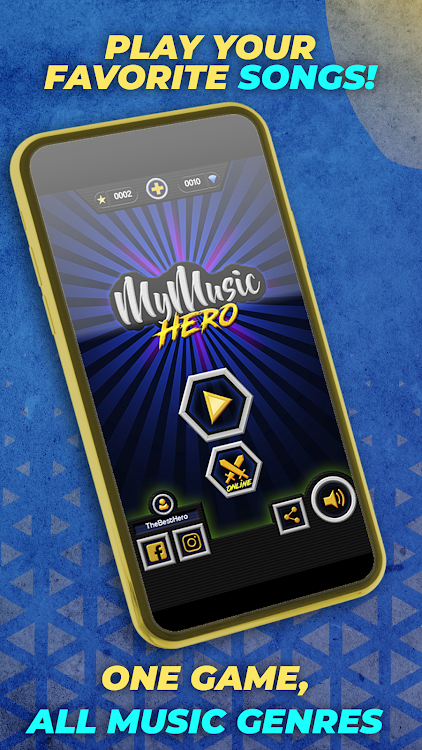 #9. Guitar Hero Mobile: Music Game (Android) By: MusicHeroGames