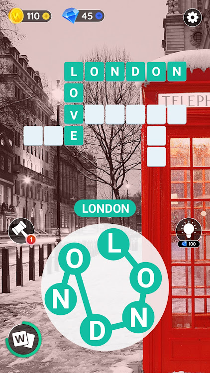 #9. Word City: Connect Word Game (Android) By: Unico Games Studio