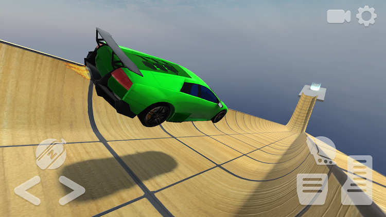 #3. Mega Ramp Car Stunts Car Races (Android) By: Space Hangar Games