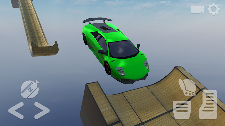 #6. Mega Ramp Car Stunts Car Races (Android) By: Space Hangar Games