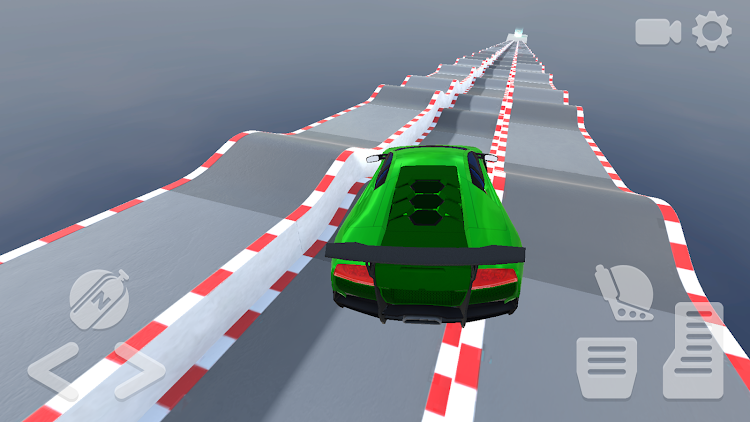 #8. Mega Ramp Car Stunts Car Races (Android) By: Space Hangar Games