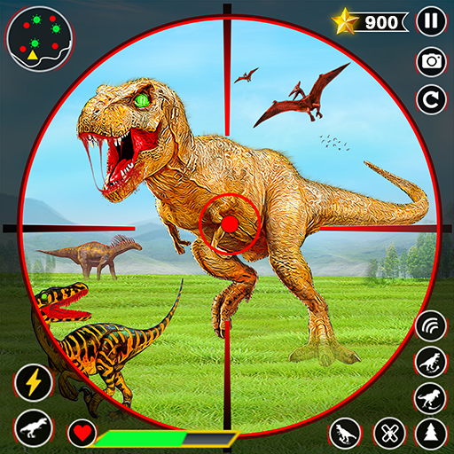 #5. Wild Dino Hunter 3D Gun Games (Android) By: microclip