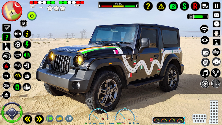 #2. Hill Jeep Driving: Jeep Games (Android) By: Games Coder