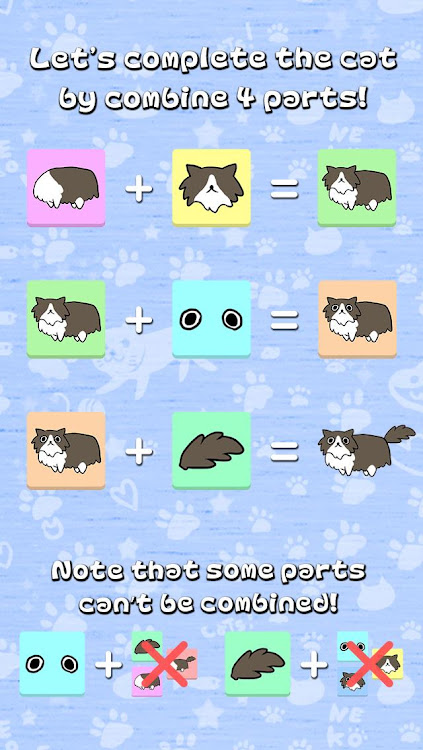 #2. combine cats puzzle miatch! (Android) By: RedinC