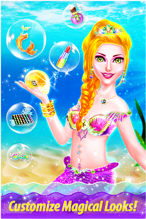 #5. My Little Mermaid - Girls Game (Android) By: San Games