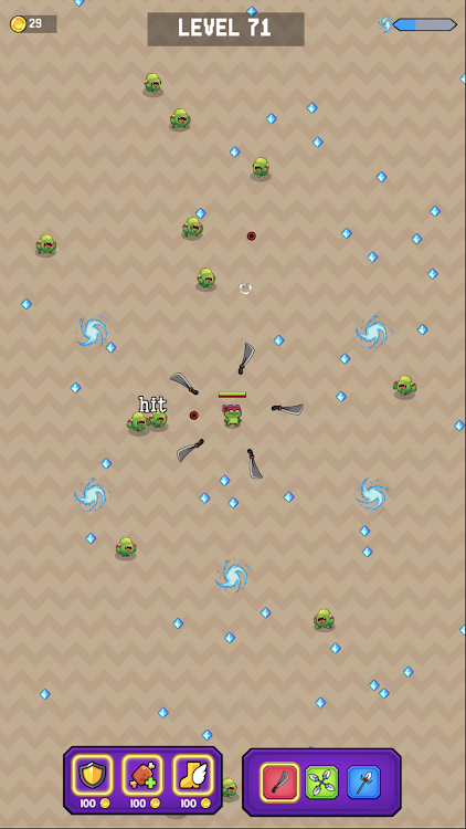 #7. Frog.io Survivor: io roguelike (Android) By: Idle Mobile Game