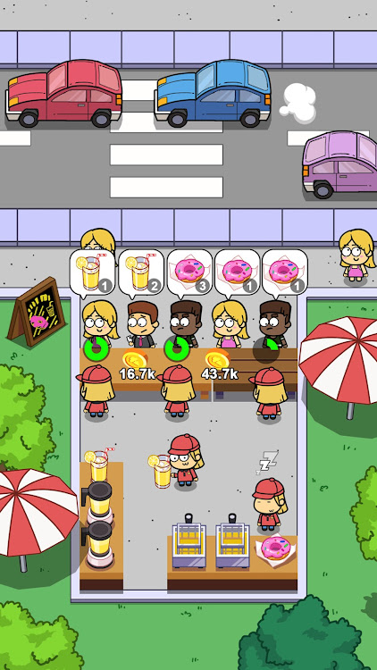 #2. Idle Food Bar: Idle Games (Android) By: MAGIC SEVEN CO., LIMITED