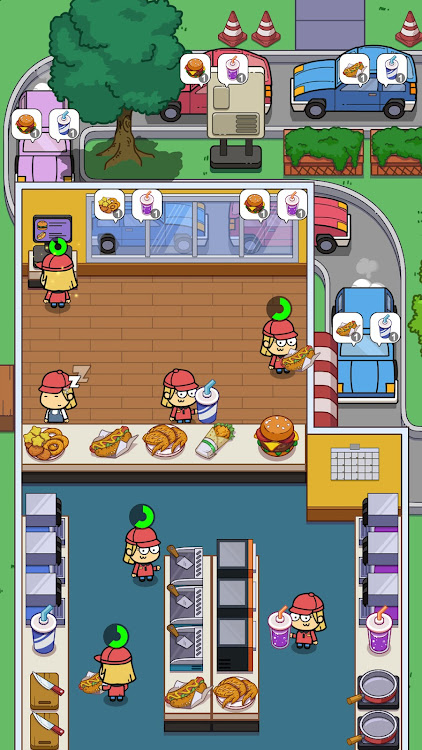 #3. Idle Food Bar: Idle Games (Android) By: MAGIC SEVEN CO., LIMITED