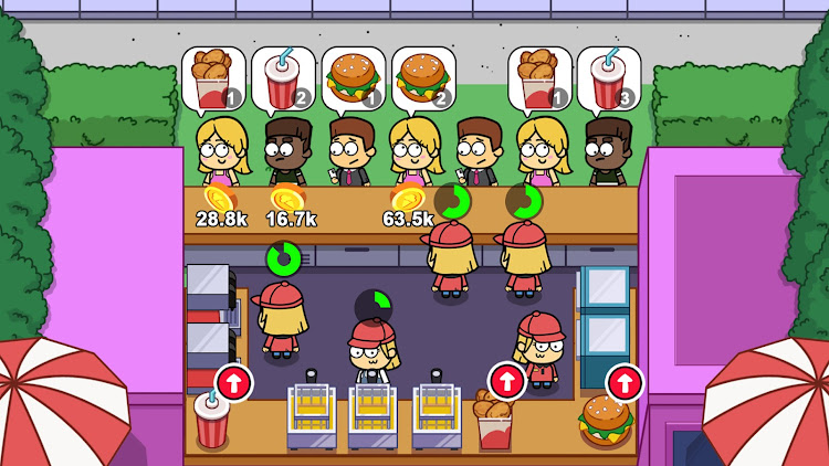 #7. Idle Food Bar: Idle Games (Android) By: MAGIC SEVEN CO., LIMITED