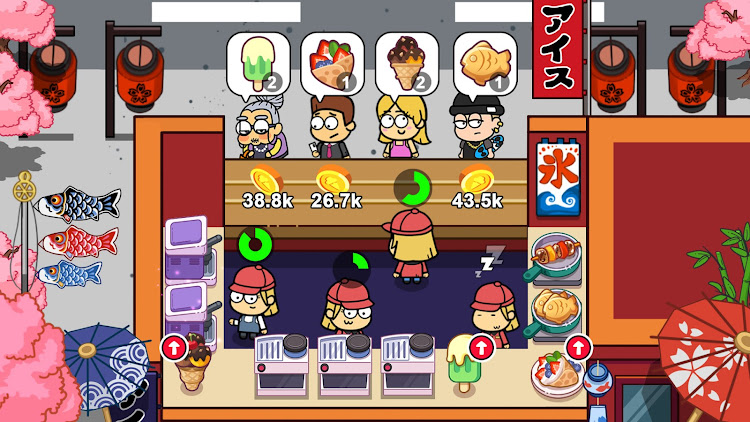 #8. Idle Food Bar: Idle Games (Android) By: MAGIC SEVEN CO., LIMITED