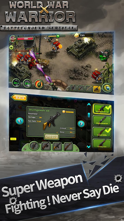 #3. World War Warrior - Survival (Android) By: LQ-GAME