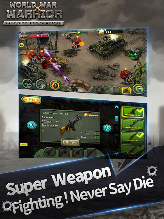 #7. World War Warrior - Survival (Android) By: LQ-GAME