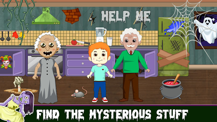 #2. Town Scary Granny House (Android) By: Kidzfunstudioz