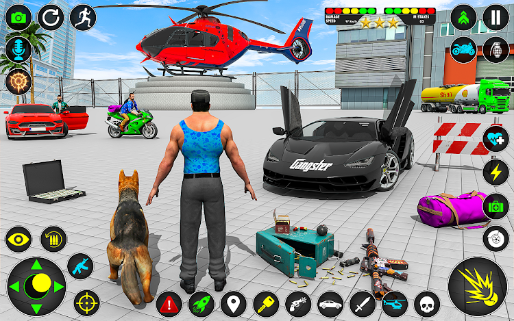 #3. Open World Gangster Games 2024 (Android) By: Lion Gamez Studio