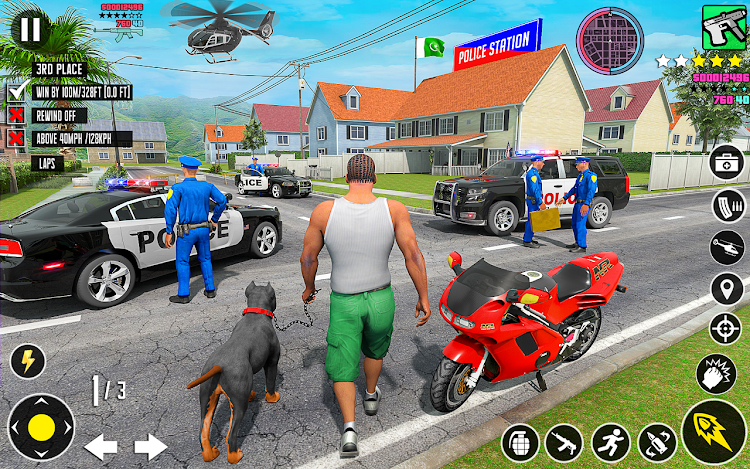 #8. Open World Gangster Games 2024 (Android) By: Lion Gamez Studio