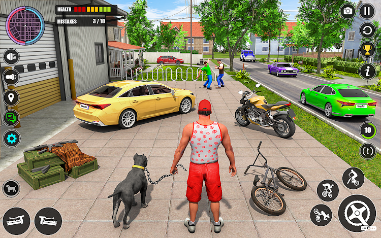 #9. Open World Gangster Games 2024 (Android) By: Lion Gamez Studio