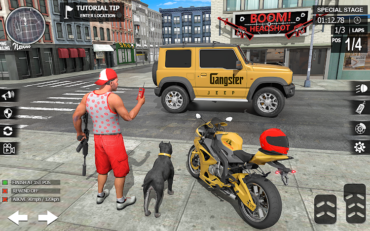 #10. Open World Gangster Games 2024 (Android) By: Lion Gamez Studio