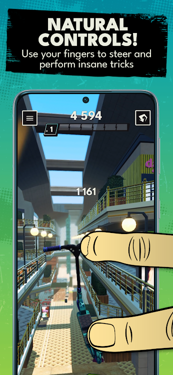 #3. Touchgrind Scooter (Android) By: Illusion Labs