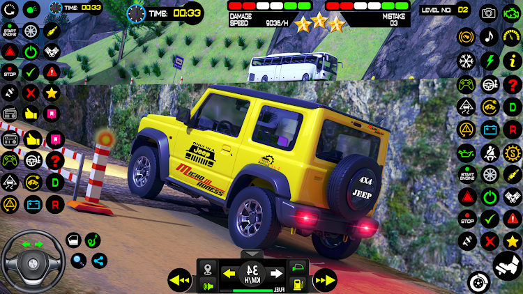 #2. Offroad Jeep Car Driving Game (Android) By: Micro Madness