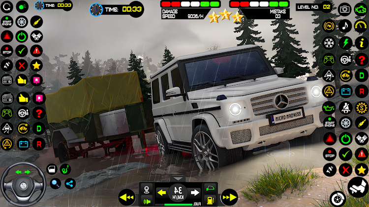 #6. Offroad Jeep Car Driving Game (Android) By: Micro Madness