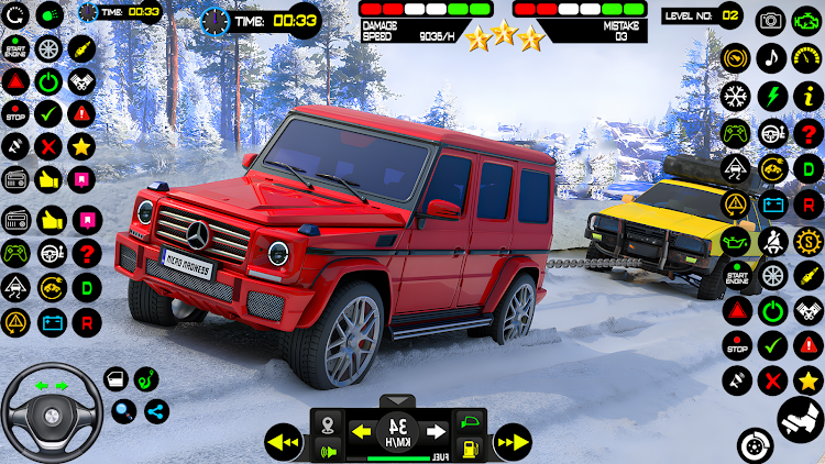 #7. Offroad Jeep Car Driving Game (Android) By: Micro Madness