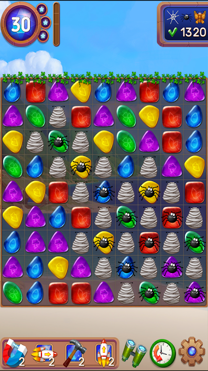 #8. Gems or jewels 2 (Android) By: Tala games ltd