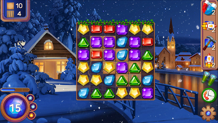 #9. Gems or jewels 2 (Android) By: Tala games ltd