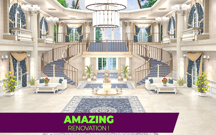 #2. My Home Design: Makeover Games (Android) By: Holy Cow Studio