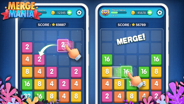 #7. Merge Mania (Android) By: BIG CAKE GROUP LIMITED