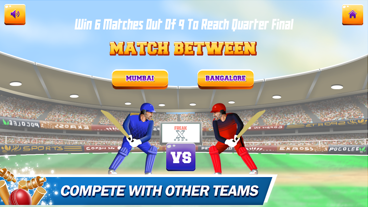 #5. CPL Tournament- Cricket Cup (Android) By: Freak X Games