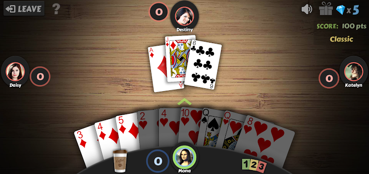 #5. Hearts - Offline Card Games (Android) By: dedi