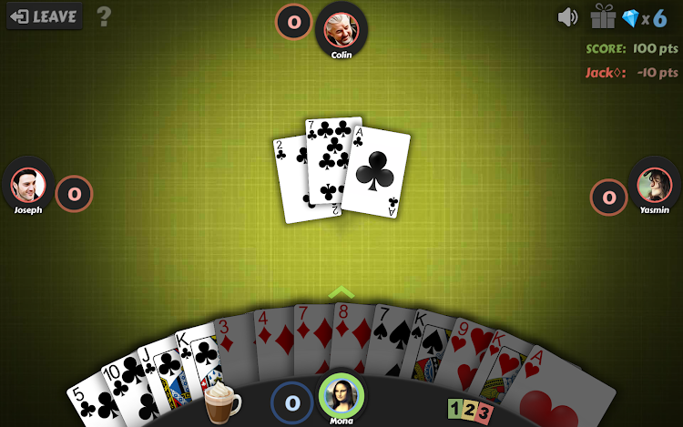 #9. Hearts - Offline Card Games (Android) By: dedi