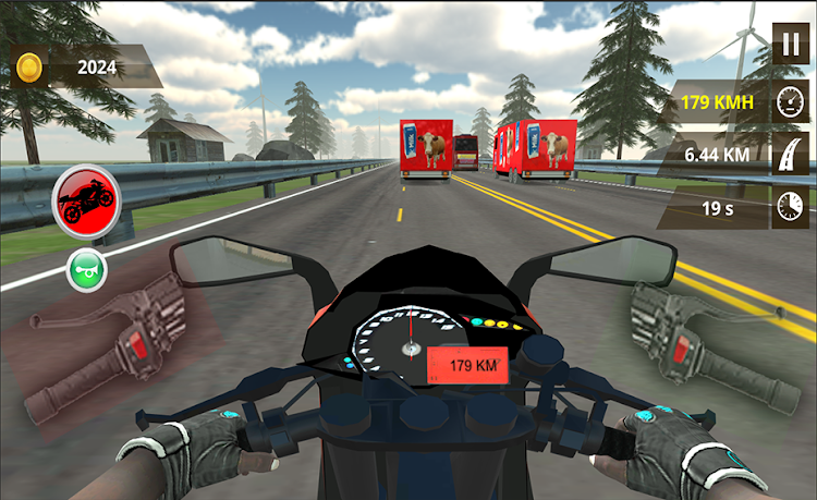 #3. City Motorbike Rider Game (Android) By: Saber salem