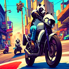 City Motorbike Rider Game