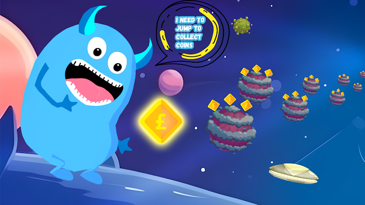 #3. Bouncing Monster: Jumping game (Android) By: Plyama Games