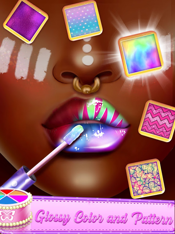 #3. Lip Art: Lipstick Makeup Game (Android) By: Hello-Game