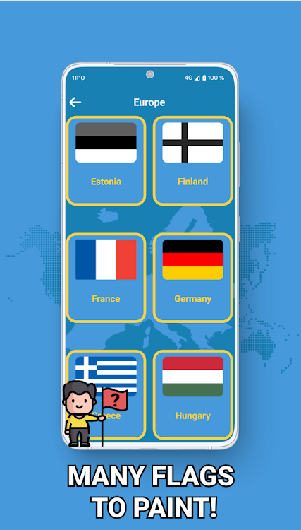 #4. Flags Coloring (Android) By: Essid Sami