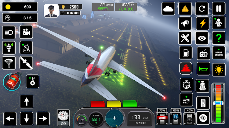 #3. Pilot Flight Simulator Games (Android) By: Imperial Arts Pty Ltd