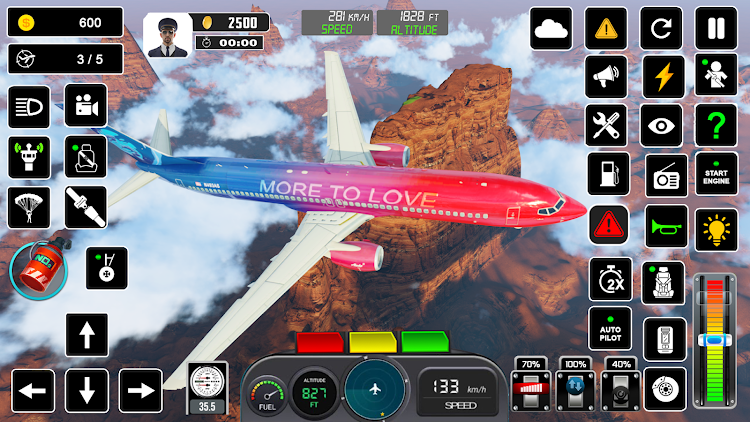 #4. Pilot Flight Simulator Games (Android) By: Imperial Arts Pty Ltd