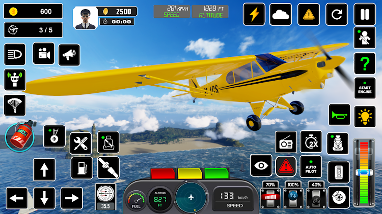 #5. Pilot Flight Simulator Games (Android) By: Imperial Arts Pty Ltd